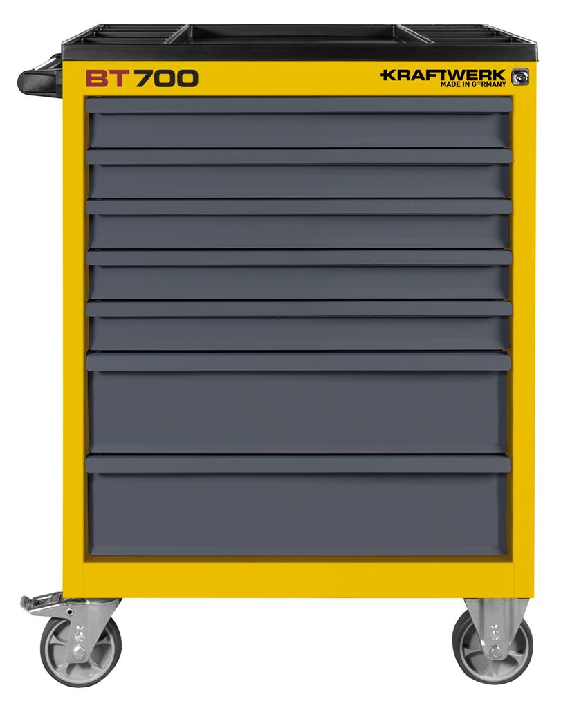 Mobile Tool Cabinet BT700 YELLOW 60/40 7 drawers