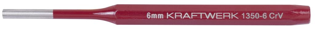 Pin punch 6 mm x 180 mm painted finish