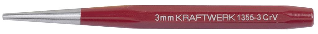 Taper punch 3 mm x 120 mm painted finis