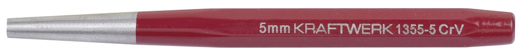 Taper punch 5 mm x 120 mm painted finis