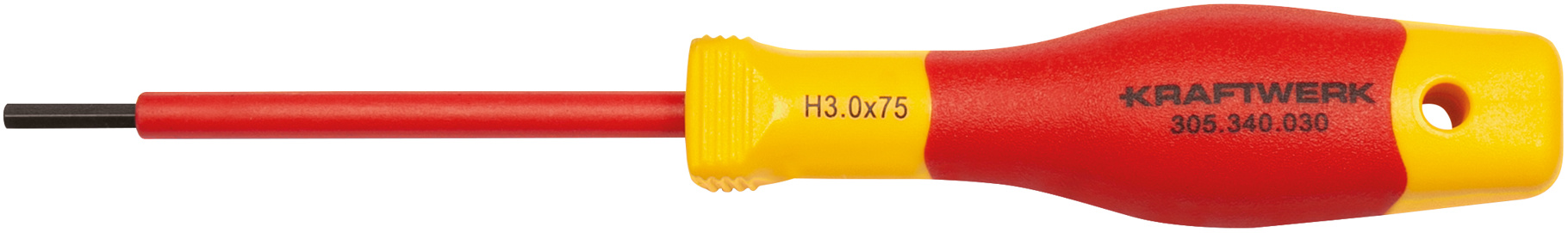 VDE screwdriver hex 3 mm