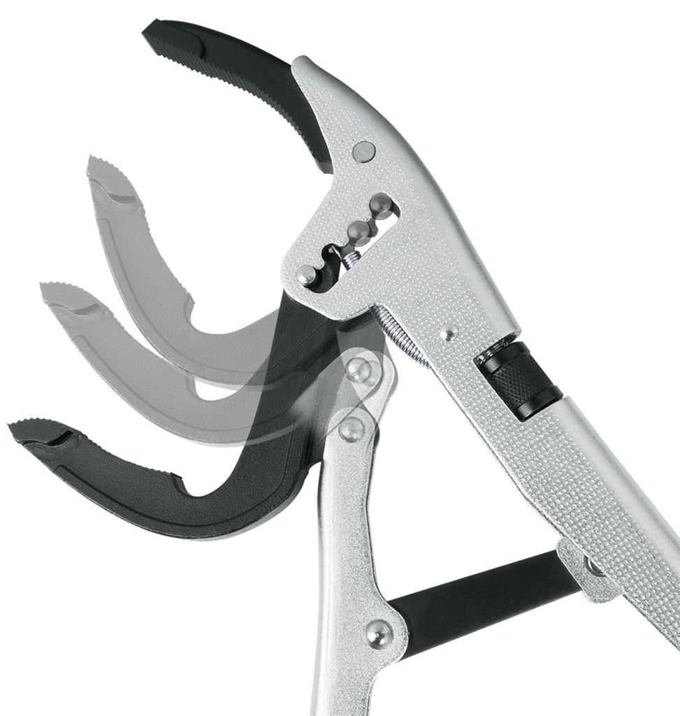 Grip pliers with large curve 270 mm