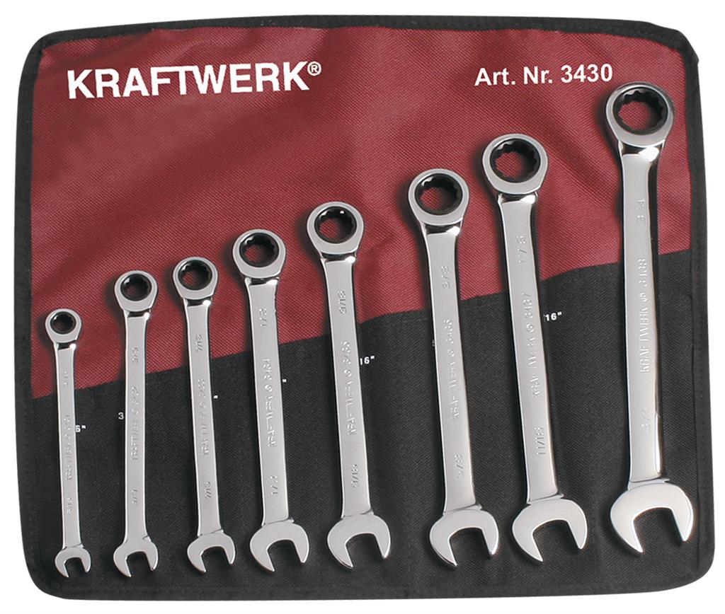 8-p. GearWrench set inch