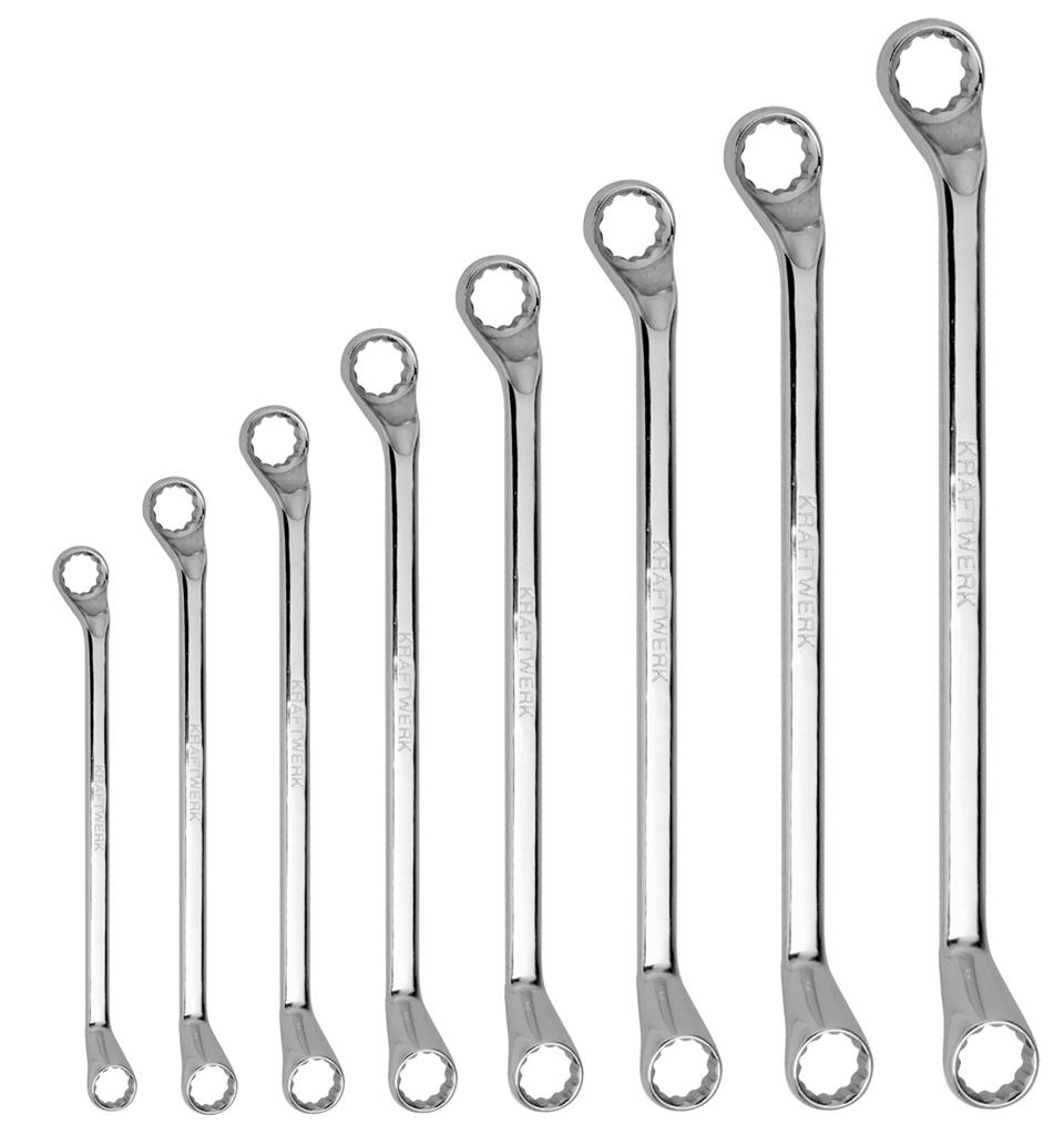 8-p. double off. ring spanner set 6-22mm