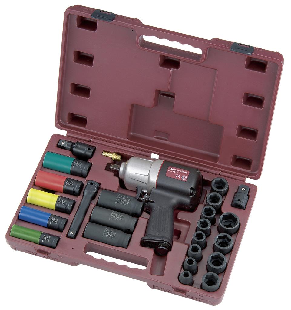 24-p. 1/2" dr. air impact wrench case