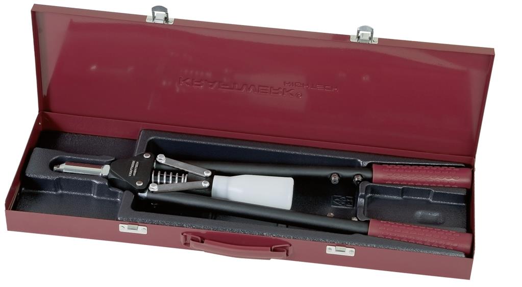 H.d. lever type hand riveter tool kit