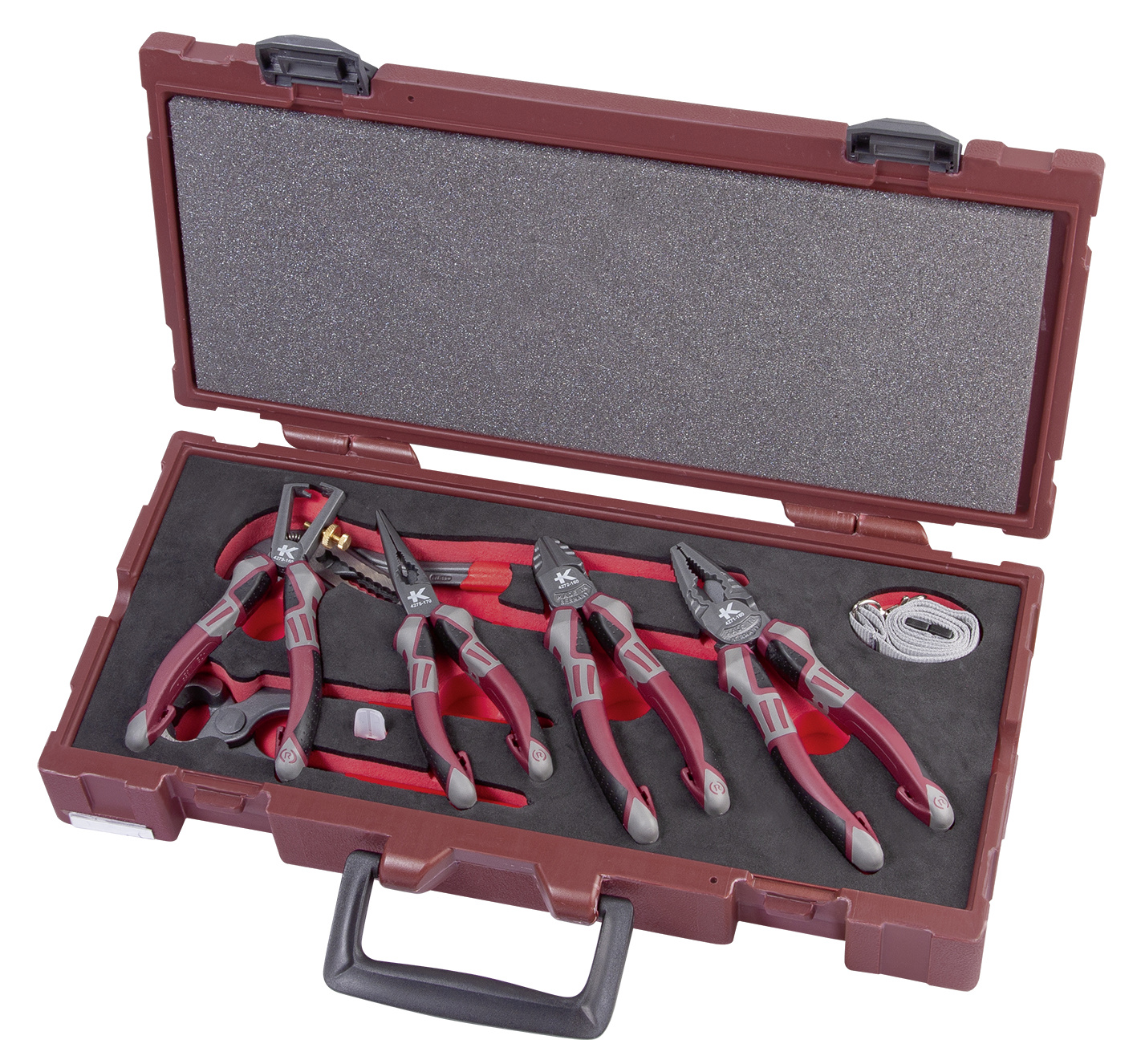 Pliers tool case, Hightech, 8 pcs.