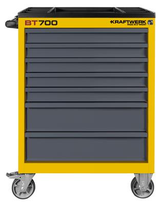 Mobile Tool Cabinet BT700 YELLOW 60/40 7 drawers