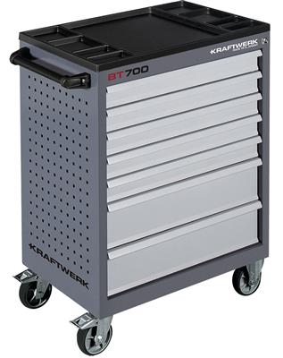 Workshop trolley BT700 with 7 drawers equipped, 301 pcs.