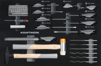 Screwdriver/ striking tool drawer 49-pcs.
