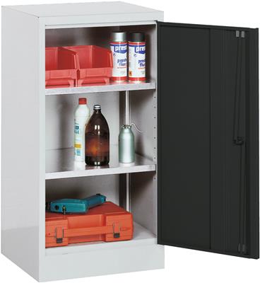 Double door cabinet , 516x1000x500 mm, 2 shelves