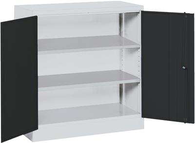 Double door cabinet, 950x1000x500 mm, 2 shelves