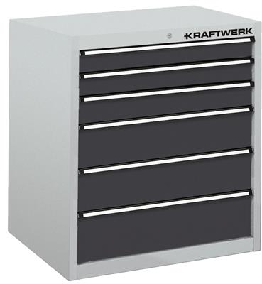 Drawer cabinet with 6 drawers, 800x695x695 mm