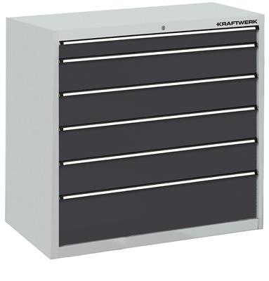Drawer cabinet  with 6 drawers, 1000x1000x695 mm V150