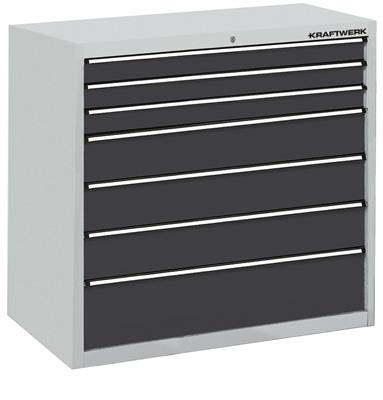 Drawer cabinet  with 7 drawers, 1000x1000x535 mm