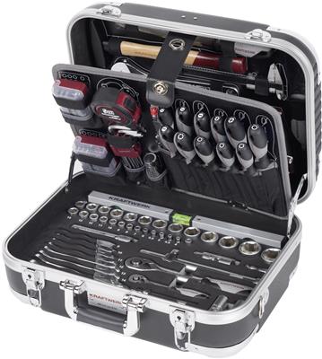 Tool case B100, ABS, 1/4" + 1/2", 170 pcs