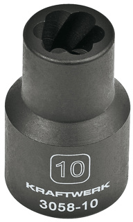 Twist socket 1/2" dr. 10 mm