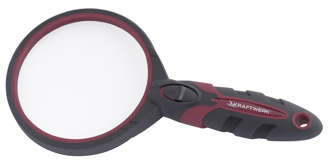 Magnifying glass with LED light