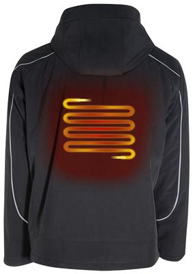 Cordless heated jacket 12 V Li-Poly XL