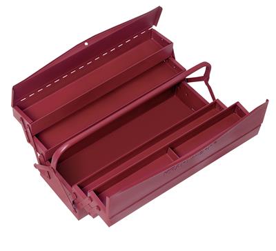 Metal tool chest 5 compart. 53x20x20 cm