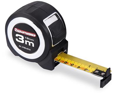 Flessometro professionale 3 m x 19 mm