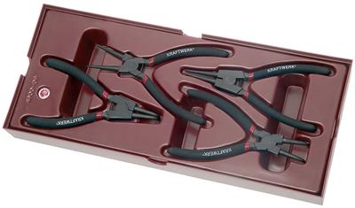 4-p. COMPLETO circlips pliers set