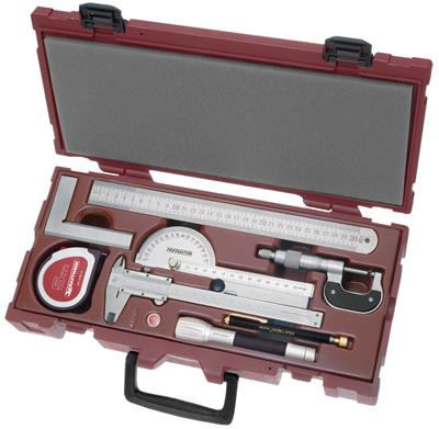 9-p. COMPLETO measuring tool case