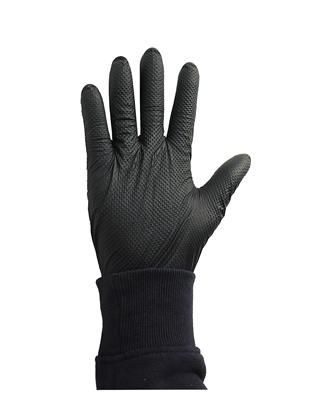 Powergrip Nitril-Handschuhe, Schwarz, XXL, 50 Stk.