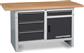 Workbench , 840x1500x700 mm, 1 door, 4 drawers
