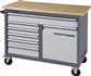 Rolling workbench with 5 drawers, door and 1 large drawer