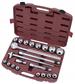 21-p. socket wrench set 3/4" dr. ext.r/h