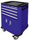 4-drawer and 2 doors Mobile Tool Cabinet blue