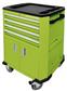 4-drawer and 2 doors Mobile Tool Cabinet green
