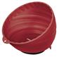 Plastic magnetic bowl, red