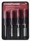 Set of wood chisels with strike cap, 6-12-19-25 mm