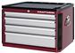 PRO LINE Tool box with 4 drawers empty